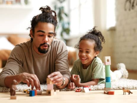 Father Spending Time with Daughter