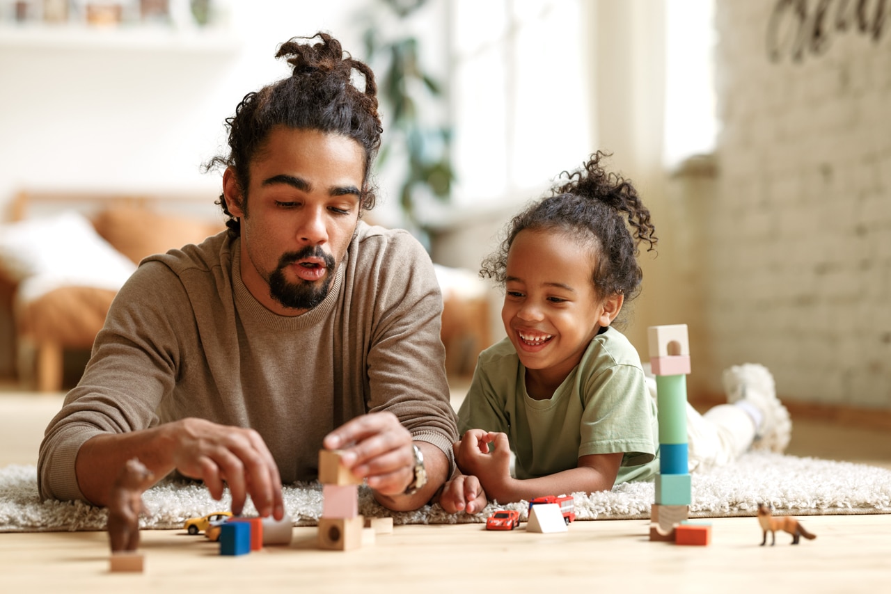 Father Spending Time with Daughter