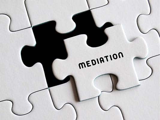 Puzzle Image with Text Mediation